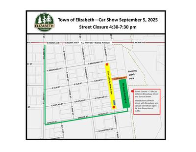 Main Street Car Show Map