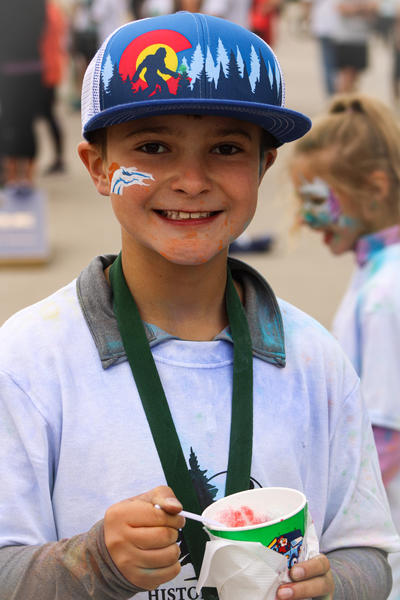 Boy with ice