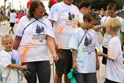 Family color run