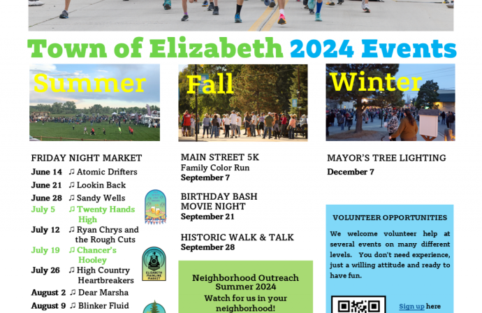 2024 Events Flyer
